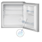 Lodówka chlodziarka podblatowa 42L Bomann KB 7346 (inox look)