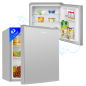 Lodówka chlodziarka podblatowa 42L Bomann KB 7346 (inox look)