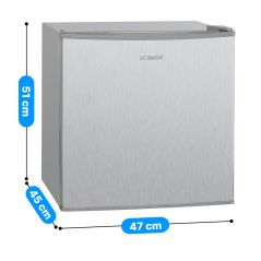 Zamrażarka podblatowa 31L Bomann GB 341.1 (inox look)