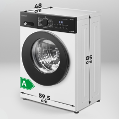 Pralka automatyczna 8 kg 1400 obr/min Inverter Bomann WA 7188 (biała)