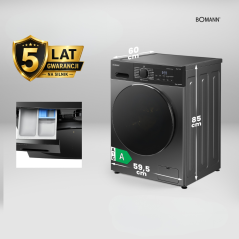 Pralka automatyczna 10 kg 1400 obr/min Inverter Bomann WA 7112 (antracyt)