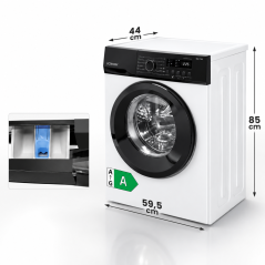 Pralka automatyczna slim 6 kg 1000 obr/min Inverter Bomann WA 7162