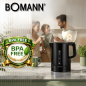 Czajnik elektryczny bezprzewodowy 1.7 L Bomann WK 6090 CB (czarny) Outlet