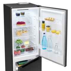 Lodówko-zamrażarka 262 l Bomann KG 7369 (ciemny inox)