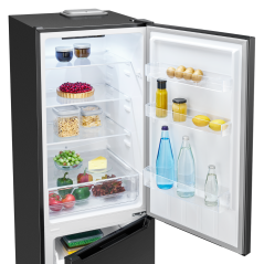 Lodówko-zamrażarka 262 l Bomann KG 7369 (ciemny inox)