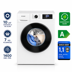 Pralka automatyczna slim 7 kg 1400 obr/min Inverter Bomann WA 7175.1 (biała)