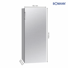 Lodówka chlodziarka 242L Bomann VS 7316.1 (inox look)