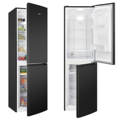 Lodówko-zamrażarka Bomann KG 7360 (ciemny inox)