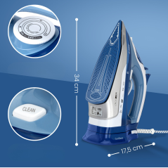 Bezprzewodowe żelazko ceramiczne 2400W Clatronic DB 3706