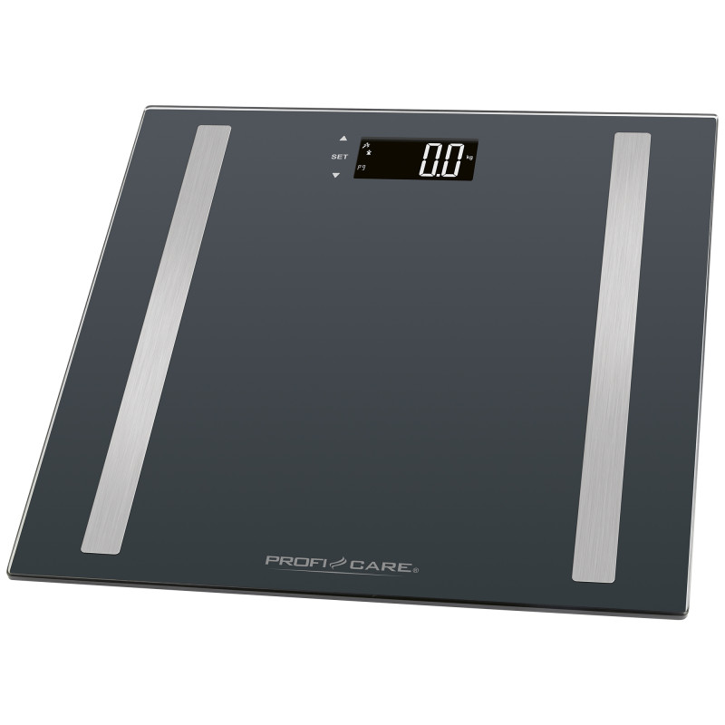 Waga łazienkowa szklana ProfiCare PC-PW 3149 (szary) Waga łazienkowa szklana ProfiCare PC-PW 3149 (szary)