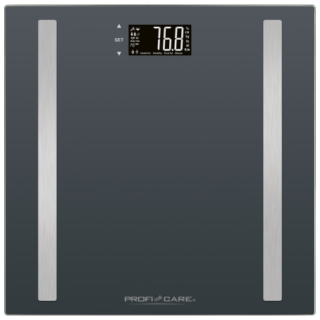 Waga łazienkowa szklana ProfiCare PC-PW 3149 (szary)