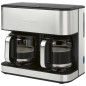 Podwójny przelewowy ekspres do kawy ProfiCook PC-KAD 1308 (inox)