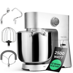Duży profesjonalny robot kuchenny 12 litrów 2500W ProfiCook PC-KM 1254 Outlet