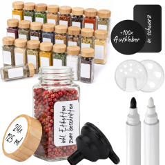 Słoiczki na przyprawy 24 szt 125 ml szklane Classbach C-GG 4032